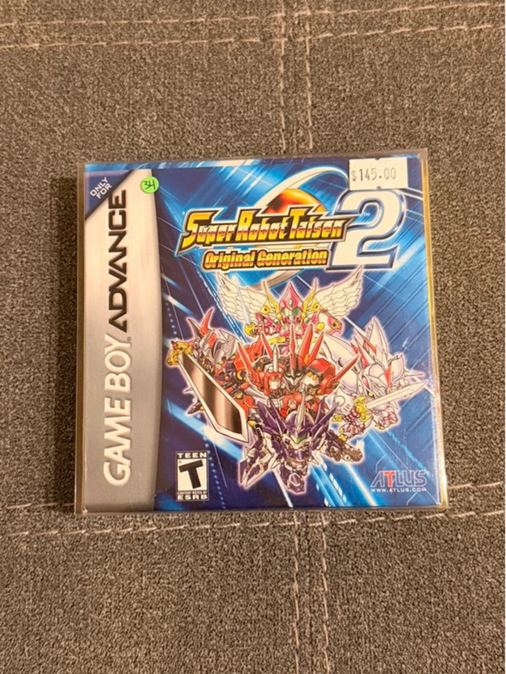 Super Robot Taisen Original Generation 2 for Nintendo Gameboy Advance